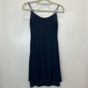 Andrea Polizzi for Rex Lester Blue Embellished Cocktail dress‎ Sz 2
